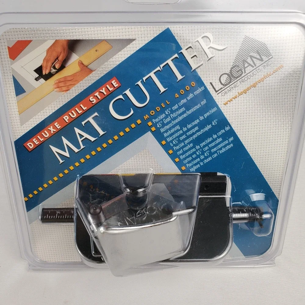 Logan 4000 Deluxe Pull Style Hand-Held Bevel Mat Cutter For #270 Blades - NEW